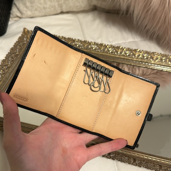 Coach Black and Gray Key Holder - Picture 3 of 4